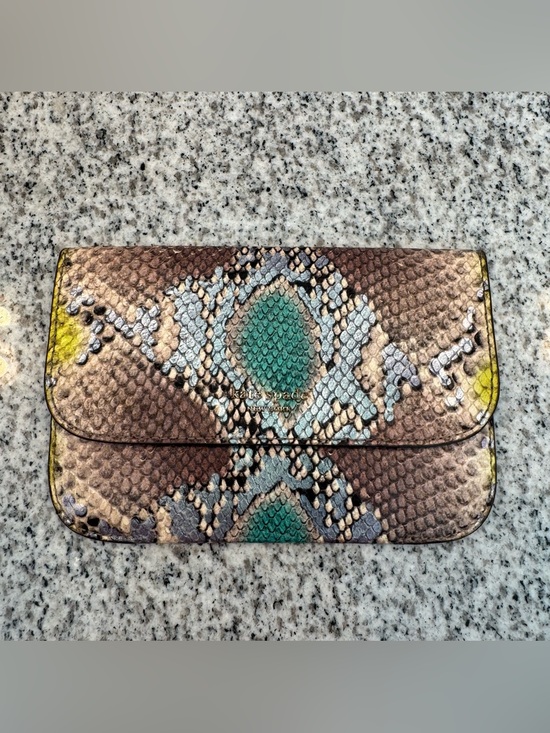 kate spade Handbags - Kate Spade Snake Print Clutch Wallet